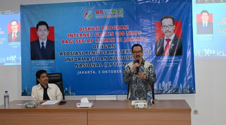 Ketua Aptiknas Optimistis Program Internet Gratis Dharma-Kun Bisa Berjalan dengan Kolaborasi Pemerintah dan Swasta